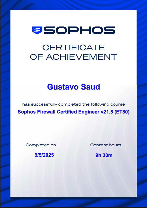 Sophos FW Engineer